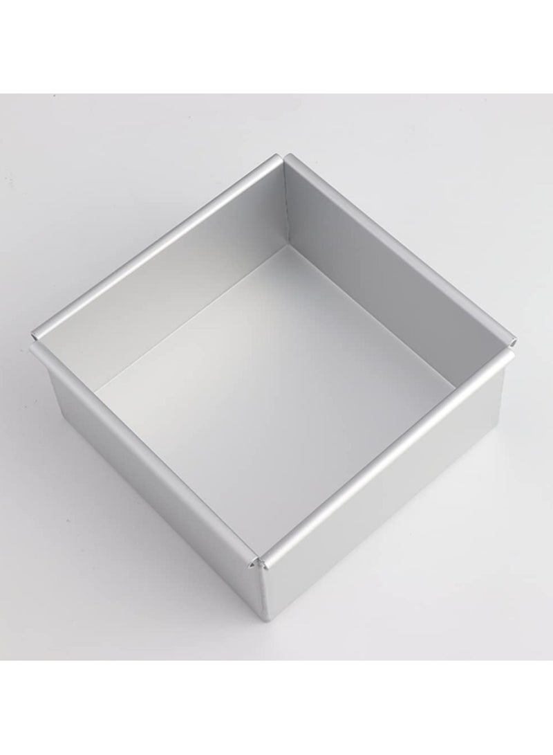 كيلا صواني كيك صينية كيك صينية براونيز صينية فرن - قالب كيك مربع 8 إنش غير لاصق بقاعدة قابلة للإزالة مخصص للبراوني والتشيز كيك - Image 5