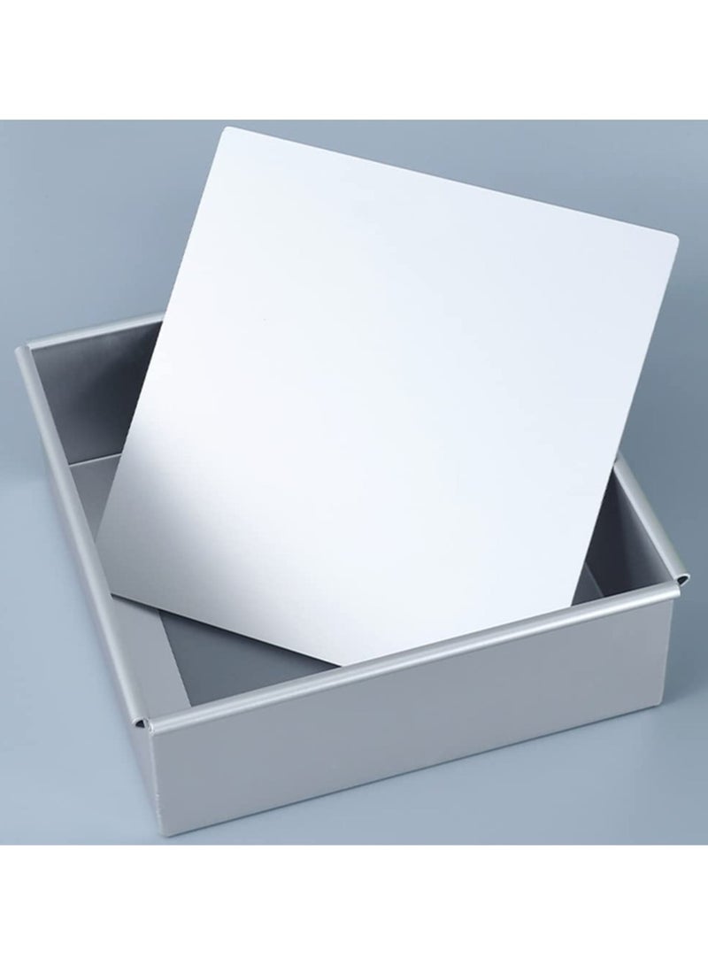 كيلا صواني كيك صينية كيك صينية براونيز صينية فرن - قالب كيك مربع 8 إنش غير لاصق بقاعدة قابلة للإزالة مخصص للبراوني والتشيز كيك - Image 1