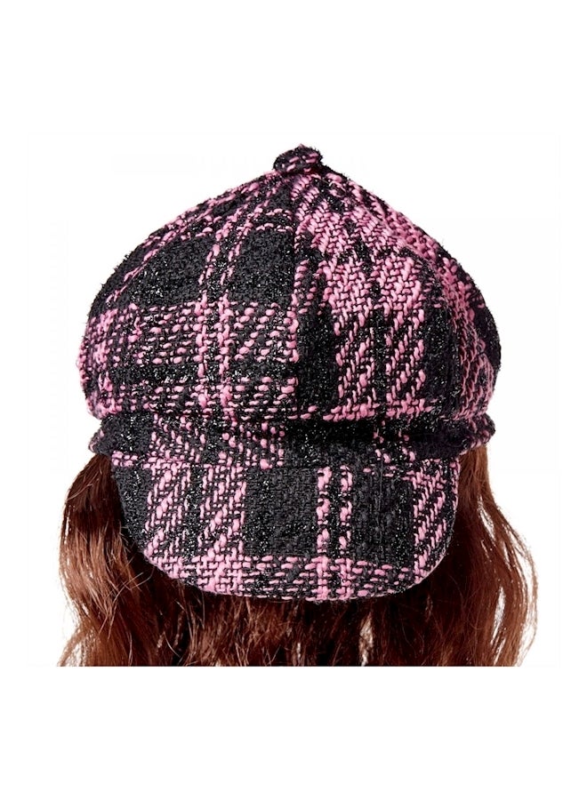 Loquat Wig With Flat Hat For  Party Brown/Black/Pink - Image 2