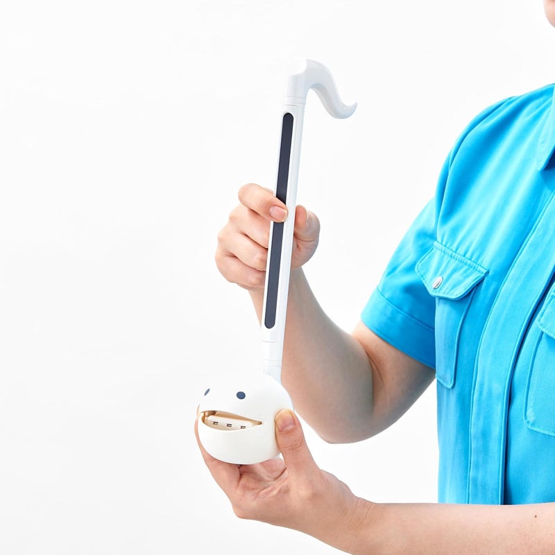 Otamatone نسخة خاصة بالذكرى العاشرة نيو [الإصدار الياباني] أبيض - آلة موسيقية إلكترونية يابانية سنثسايزر - Image 2
