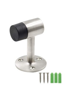 Y&D Floor Stop Door Catch Holder 3 Inch Heavy Duty Stopper Protecting Wall Stainless Steel Brushed Nickel Pack of 1  - Image 1