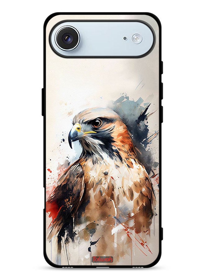 Tolwak Apple iPhone Air Protective Case Cover Eagle Abstract Art - Image 1