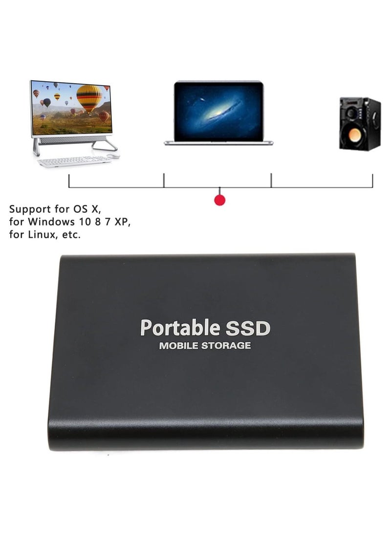 Generic - External Hard Drive 6TB, SSD Drives, Portable Solid State Data Storage Drive, Computer Backup with USB 3.0 （3.1）Type-C Support for PC Desktops Laptop Compatible XS Windows - Image 1