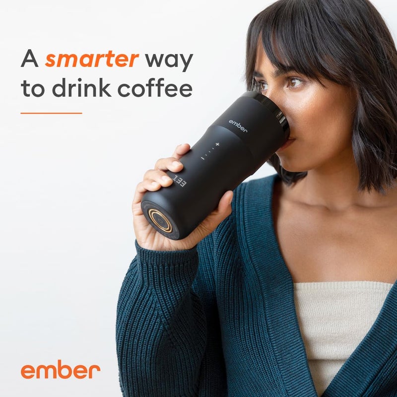 Ember Travel Mug 2+, 12 oz, Temperature Control Smart Travel Mug, Black (with Apple Find My) - Image 3