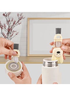 oldlaiben 3-in-1 Cup Lid Brush, Thermos Mug Brush, Multi-purpose Crevice Cleaning Brush, Bottle Brush, Portable Gap Cleaning Brush for Cup Lids, Milk Bottles, Molds (3Pcs)  - Image 2