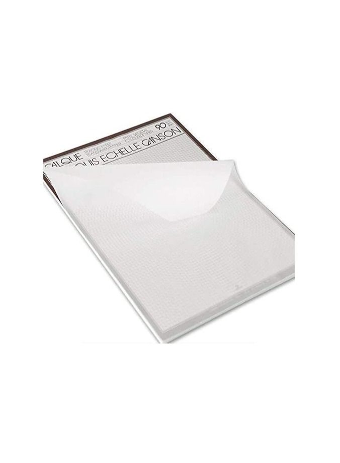 كانسون دفتر ورق شفاف لتتبع الرسم 50 ورقة 90 غرام A4 - Image 2