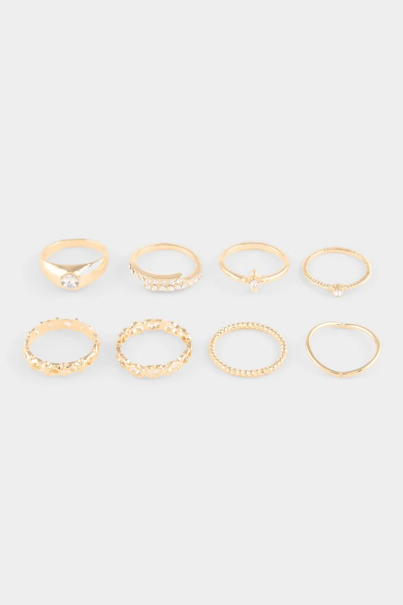 ديفاكتو Woman 7 Piece Rings