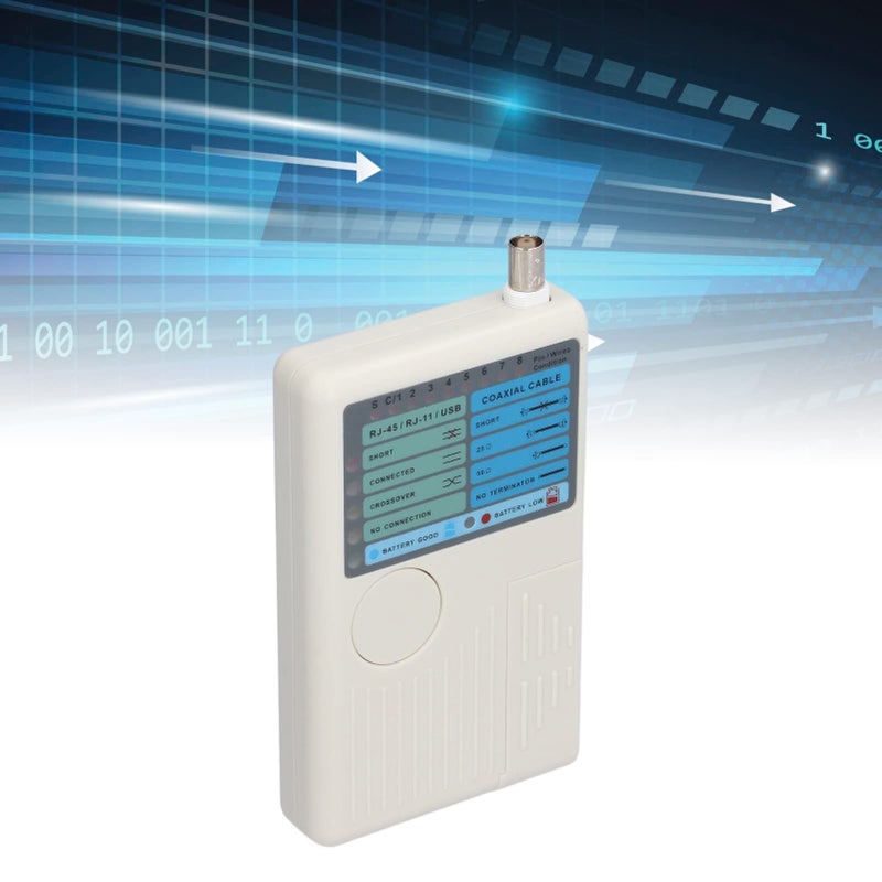 اختبار كابل الشبكة RJ45 BNC RJ11 USB 4 في 1 متعدد الوظائف سريع الكشف - Image 4