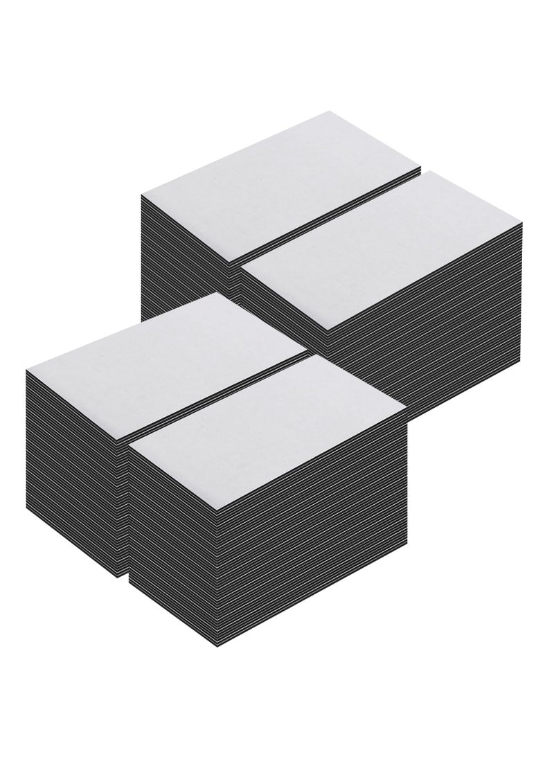 LLPT LLPT Self Adhesive Business Card Magnets 200 Packs Easy Peel Stick Promotion Small Magnetic Sheet for Business Marketing Card Teaching Schedule Photo Wall(BCM200)  - Image 1