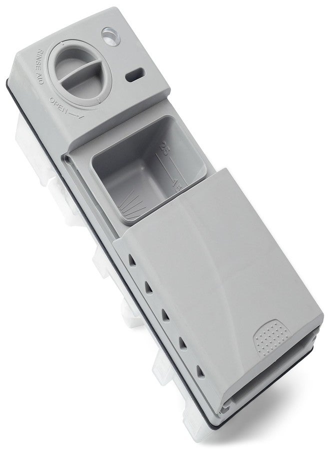 Lisnhlin DD59-01002A Dishwasher Detergent Rinse Aid Dispenser Assembly with Cover Compatible with Samsung Parts Replace AP5917191 113136 4000942 PS9606363 PD00038960 EAP9606363 - Image 1