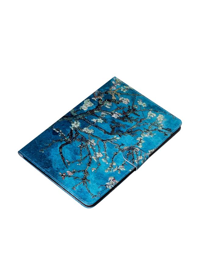 اس-توب جراب جلدي أفقي قابل للطي برسومات ملونة ثلاثية الأبعاد مع حامل وفتحة للبطاقات ومحفظة لجهاز هواوي ميديا باد M6 مقاس 10.8 بوصة - Image 5