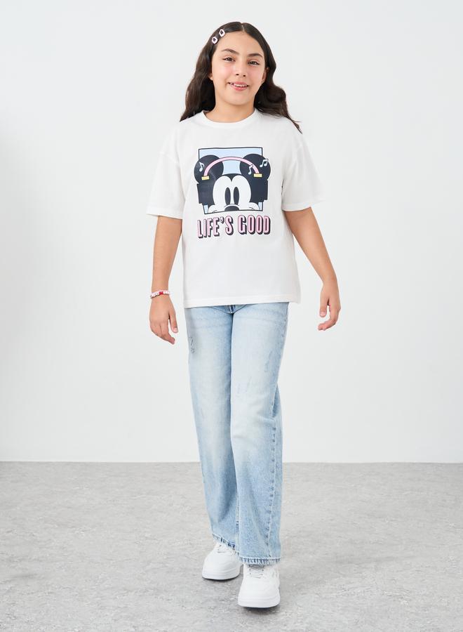 Styli Mickey Mouse Graphic Oversized T-Shirt - Image 2