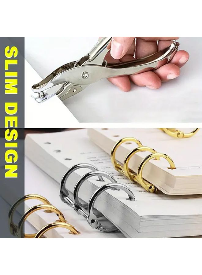 15pcs Snap Split Metal Binder Rings Set 20mm for Notebook Diary Photo Album Spine Binding - Image 4
