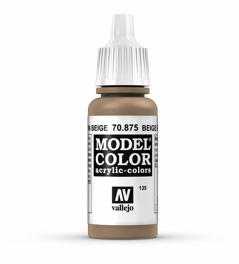 Vallejo Beige Brown Paint, 17ml