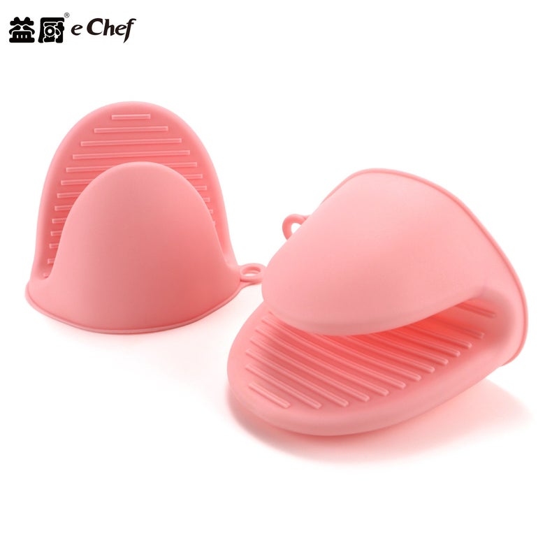 Anti-scald hand clip bowl plate non-slip insulation Gloves oven microwave oven air fryer kitchen baking gloves Orange (single) - Image 4