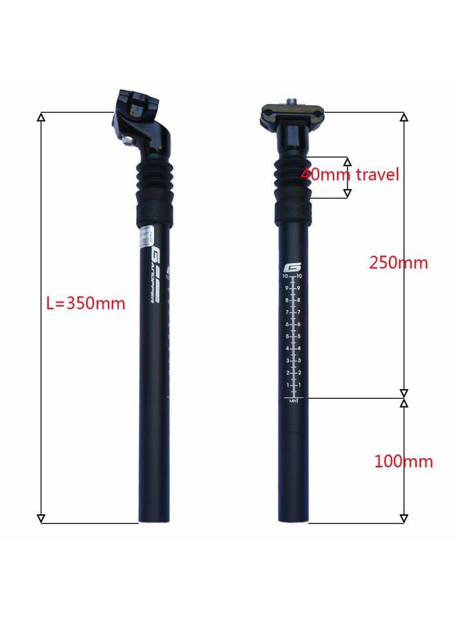 GANOPPER Adjustable Damping Mountain Bike Seatpost Suspension 31.6mm Adjustable Bike Seat Post Suspension Bike Part (31.6350mm) - Image 3