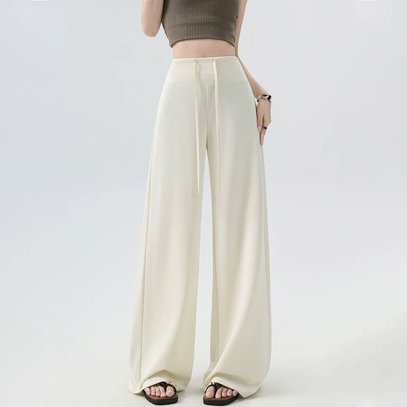 Qi Ta Gray Yoga Pants for Women - Autumn 2026, Slimming, Flowy, Stretchy Sportswear - Image 1