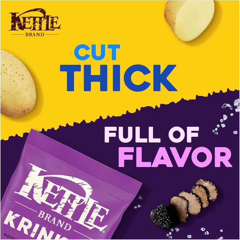Kettle Brand Krinkle Cut Potato Chips with Truffle Oil & Sea Salt - 5 Oz - Image 4
