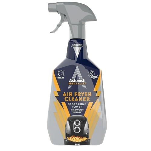 Astonish 750ml Specialist Air Fryer Cleaner Spray with Baking Soda - Non Stick Safe Grease Remover, Food Residue Lifter, Quick Rinse Vegan Cruelty Free Kitchen Appliance Degreaser, No Scrub Formula - Image 2