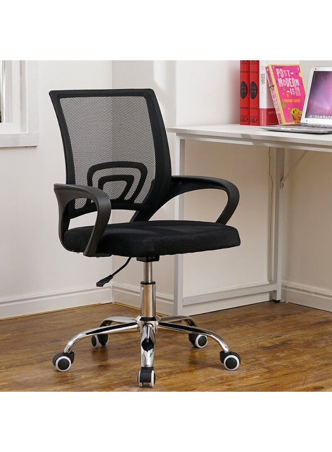 Furalux Office Chair, Desk Chair, Ergonomic Home Office Desk Chairs, Computer Chair with Comfortable Armrests, Mesh Desk Chairs with Wheels, Office Desk Chair, Mid-Back Task Chair with Lumbar Support - Image 3