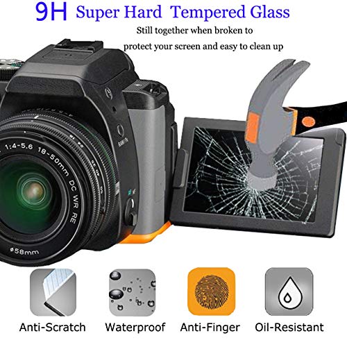 debous Screen Protector Compatible Canon Powershot sx740 hs sx730 hs Digital Camera,Anti-scratch Tempered Glass Clera Hard Protective Film Shield Cover - Image 3