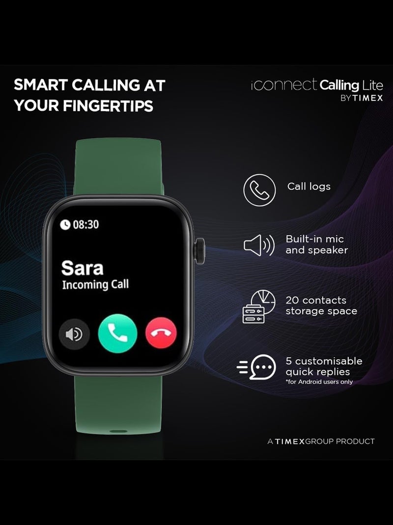 TIMEX iConnect Calling Lite 1.83"(4.6cm) Display and BT Calling Smartwatch for Unisex - TWIXW603T - Image 5
