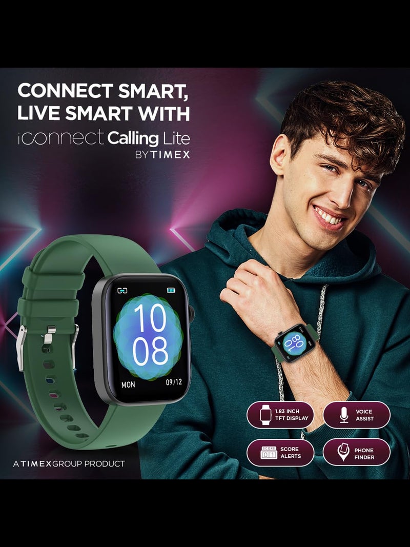 TIMEX iConnect Calling Lite 1.83"(4.6cm) Display and BT Calling Smartwatch for Unisex - TWIXW603T - Image 4