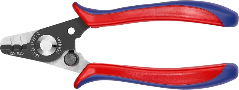 KNIPEX 1282130SB Wire Stripper for Fiber Optics - Precision Hand Tool - Image 1