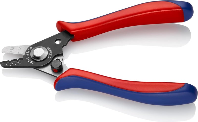 KNIPEX 1282130SB Wire Stripper for Fiber Optics - Precision Hand Tool - Image 3