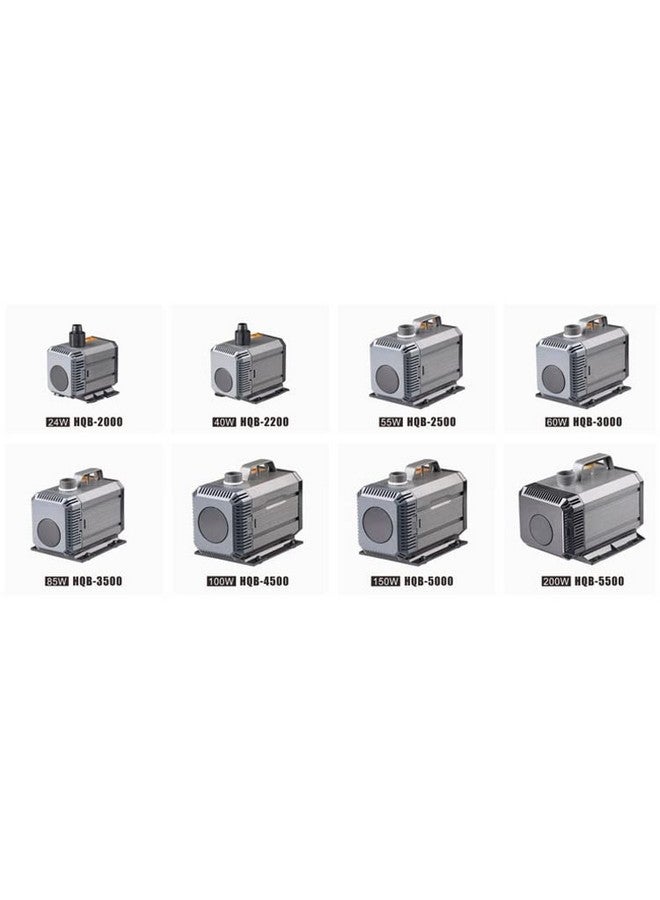 VAYINATO Sun-Sun HQB Series Multipurpose Aquarium Submersible Pump (HQB-2000 | 24W | 1400L/H | Lifts Upto 1.8M) - Image 5