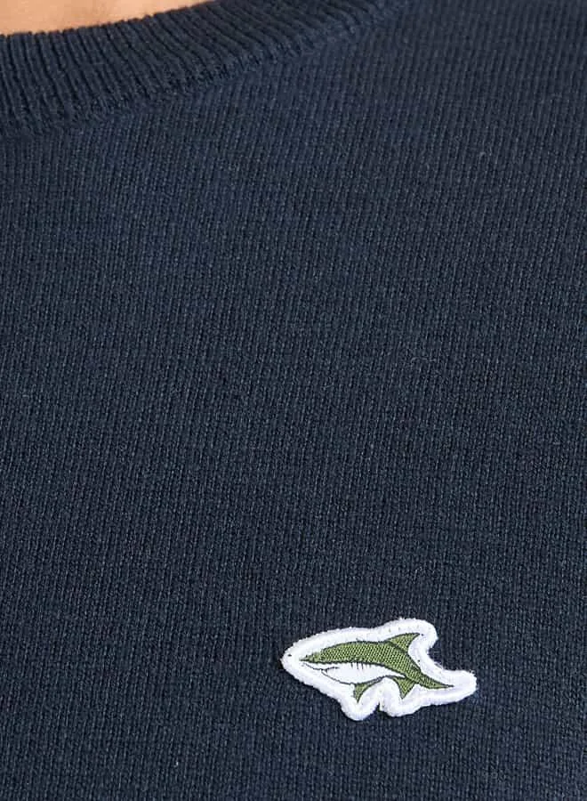 Splash FAV Solid Sweatshirt with Long Sleeves and Crew Neck