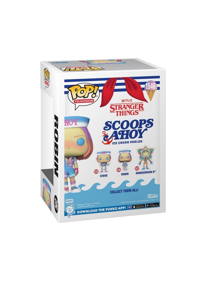 Funko POP! TV: Stranger Things - Robin - (Scoops Ahoy) - Collectable Vinyl Figure - Gift Idea - Official Merchandise - for Kids & Adults - TV Fans - Model Figure for Collectors and Display - Image 3