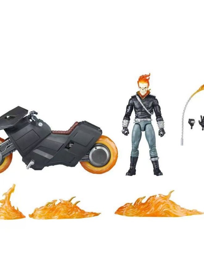 عام شبح رايدر سطح المكتب الديكور المنقولة روح الشر رايدر نموذج دراجة نارية جمع الديكور اللعب هدايا للعائلة والأصدقاء - Image 3