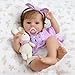SCOM Realistic Reborn Baby Dolls with Baby Accessories  20 inch Lifelike Baby Doll Girl Soft Cutton Body  Handmade Silicone Limbs Toddler for Age 3Birthday Gift - Image 2