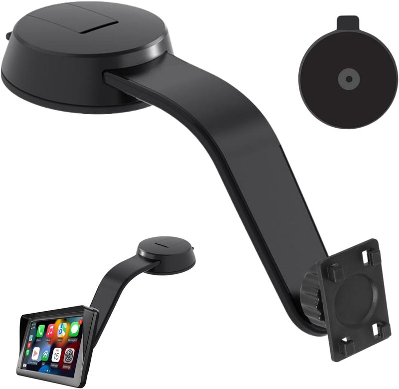 Epronic Suction Cup Mount for Carplay Screen with Adjustable Aluminum Alloy Arm - Image 1