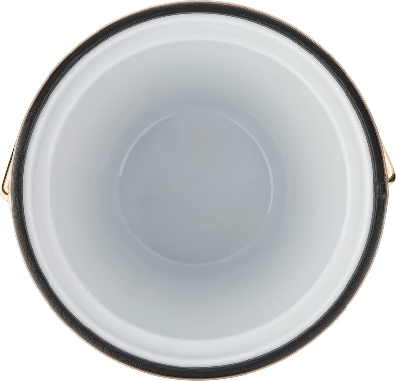 Kraftware Polished Brass Ice Bucket with Metal Lid - Double Wall Construction, 3 Quart Capacity - Image 3