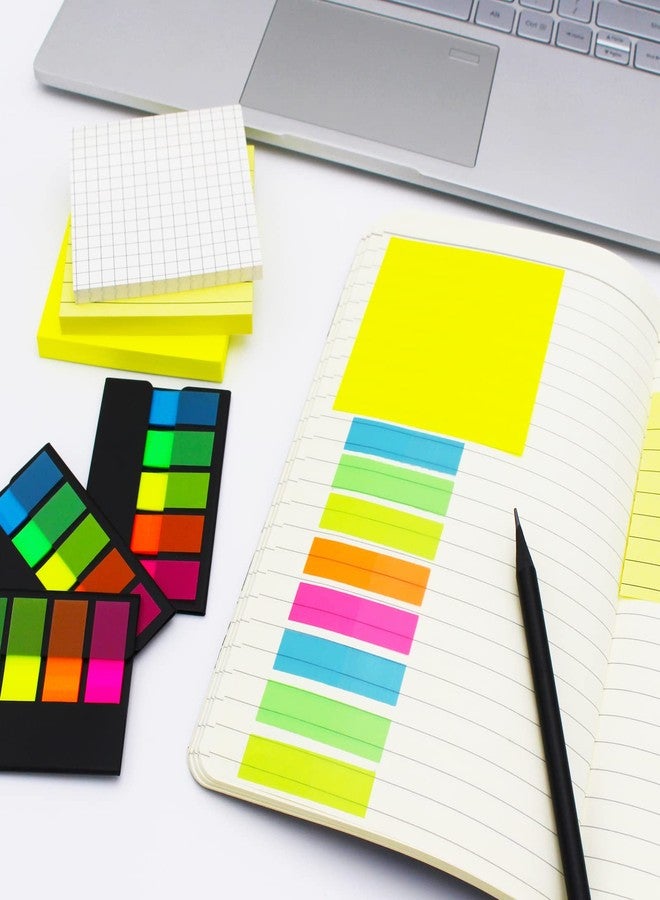 Andoca Page Flags Markers Assorted Color, 600 Pages Total, 0.47x1.73 Inch Standard Flag Tabs, Easy to Post, 6 On-The-Go Dispensers/Combo Pack - Image 5
