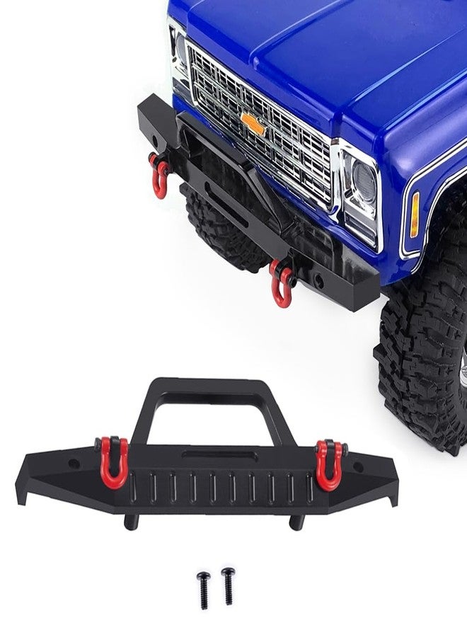MOHERO Aluminum Front and Rear Bumper Set with Tow Hook for 1/18 TRX4M High Trail K10 RC Crawler Car Upgrade Part,(Front&Rear) - Image 2