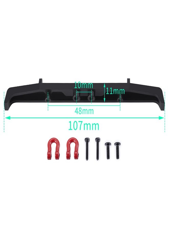 MOHERO Aluminum Front and Rear Bumper Set with Tow Hook for 1/18 TRX4M High Trail K10 RC Crawler Car Upgrade Part,(Front&Rear) - Image 5