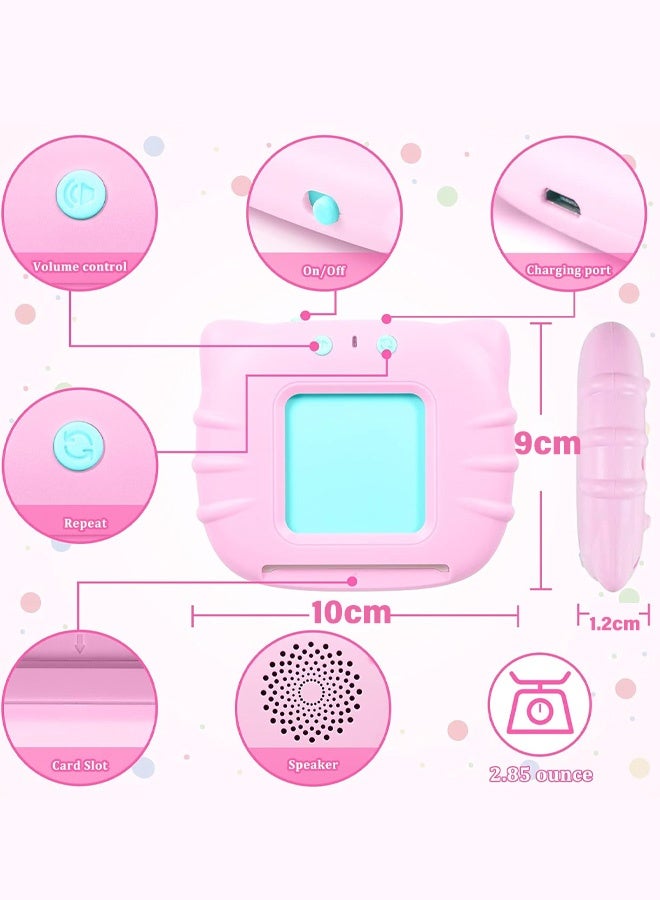 جودي بلاي بطاقات تعليمية بطاقات تعليمية ناطقة باللغتين العربية والإنجليزية، ٥١٠ كلمة مرئية للأطفال في سن ما قبل المدرسة، وردية اللون - Image 5