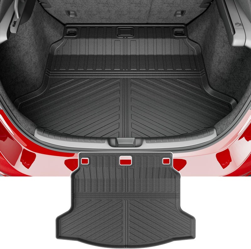 powoq All-Weather TPE Trunk Mat for 2022-2026 Honda Civic Hatchback - Image 1