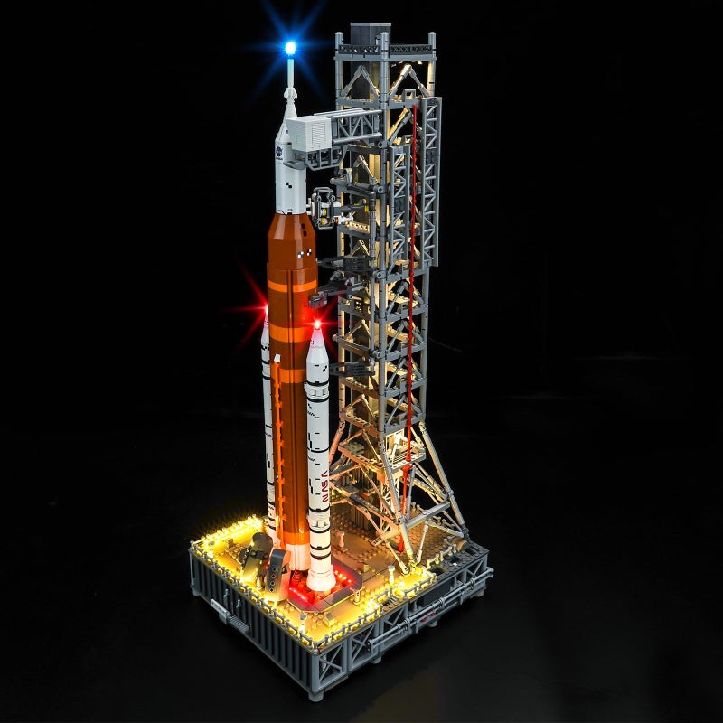Hilighting Upgraded Led Light Kit Compatible with Lego NASA Artemis Space Launch System Building Set Lights Decoration Compatible with Lego 10341 Model Not Included - Image 3