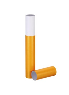 PATIKIL 2 Inch X 15 Inch Poster Tube, 1Pcs Photo Storage Tube Portable Shipping Mailing Tubes Calligraphy Painting Tubes Round Carrying Case For Storing Paper Art Map Documents, Yellow  - Image 1