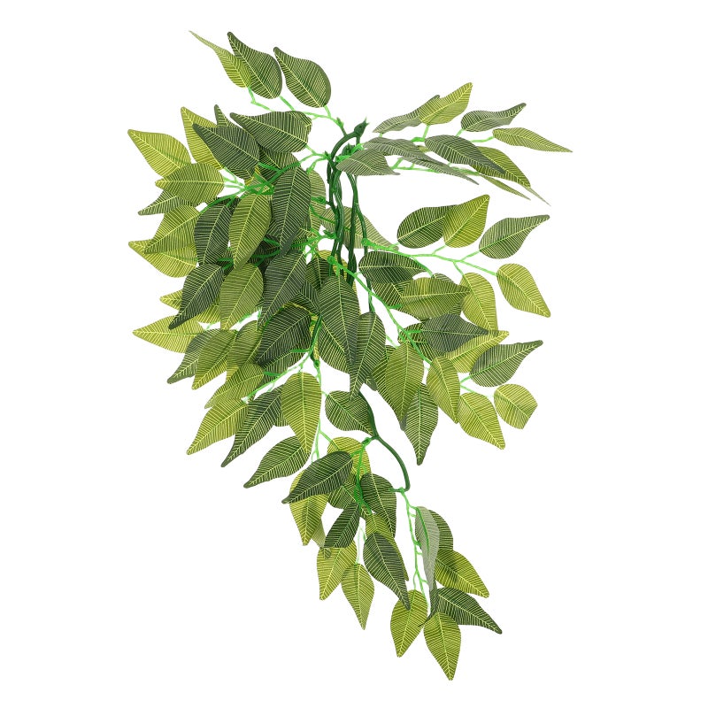 Reptile Terrarium Plants Vines: Artificial Leaves For Lizard Habitat Decoration - Fake Plants Climbing Vines For Snake And Chameleon Accessories - Image 5