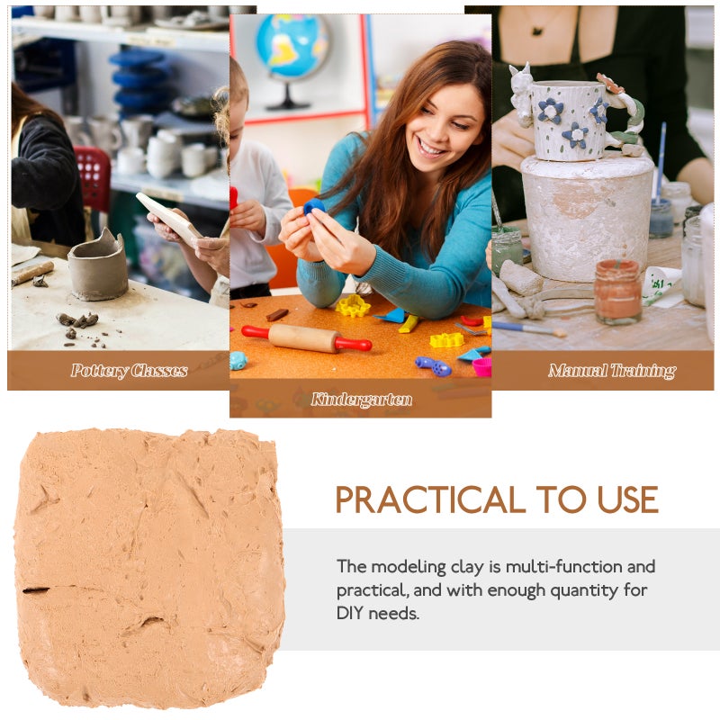 6Pcs Self Hardening Pottery Clay DIY Crafts Clay Practical Modeling Clay Multi-use Clay Modeling Clay - Image 4