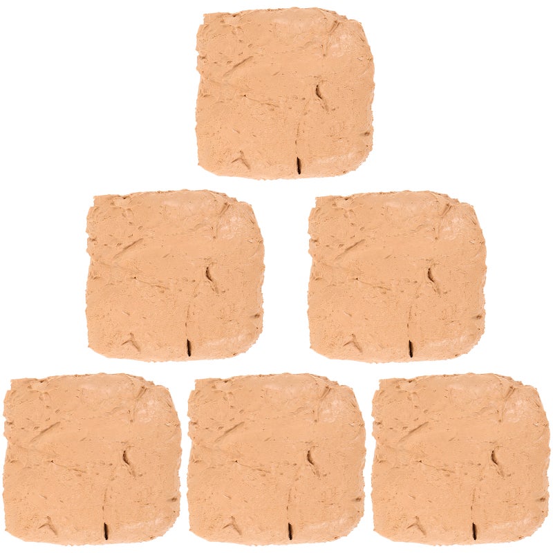 6Pcs Self Hardening Pottery Clay DIY Crafts Clay Practical Modeling Clay Multi-use Clay Modeling Clay - Image 1