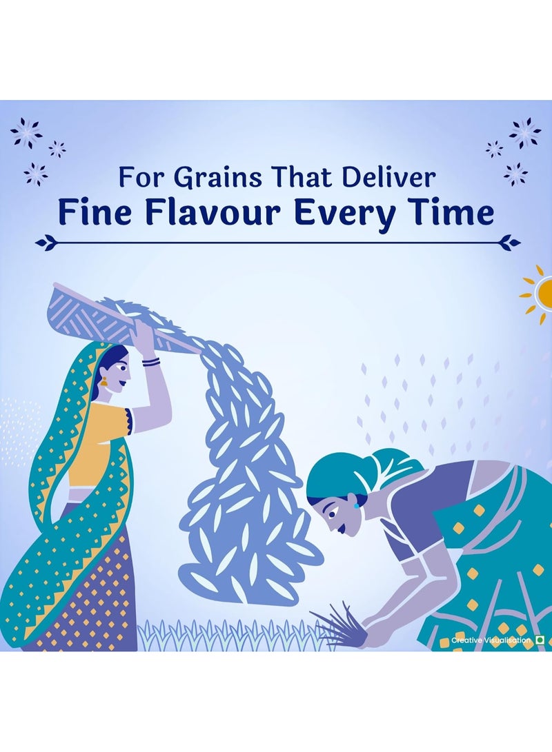 India Gate Basmati Rice Super | Premium, Long Grain & Aged Raw Basmati Rice | World's No. 1 Basmati Rice - 5kg Bag - Image 3