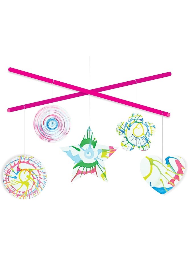 4M ThinkingKits Tornado Spin Art – DIY Spinning Art Machine with Paints, Cards, and Instructions to Create Unique Swirling Designs – Fun Creative STEM Activity for Kids Ages 5 and Up | 00-04733 - Image 4