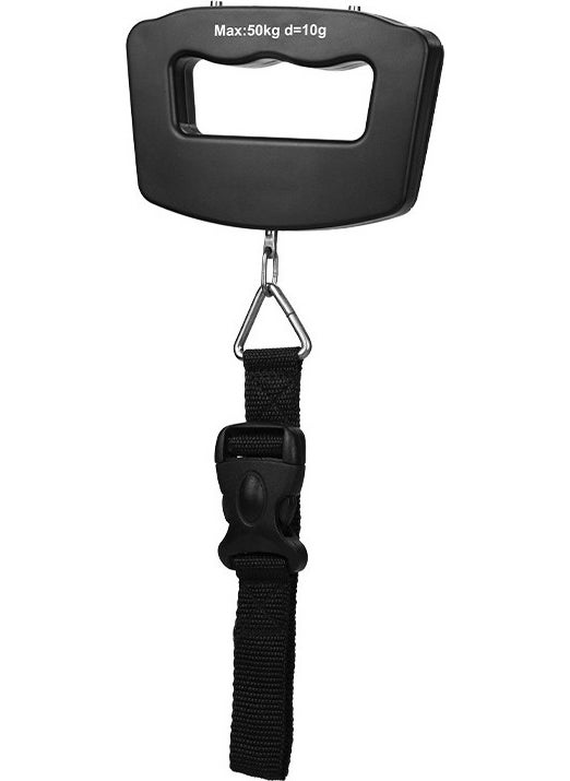 Techmaster 50 kg Illuminated Hand Scale Suitcase Sacrifice Hand Scale + 2 Batteries A09  - Image 1