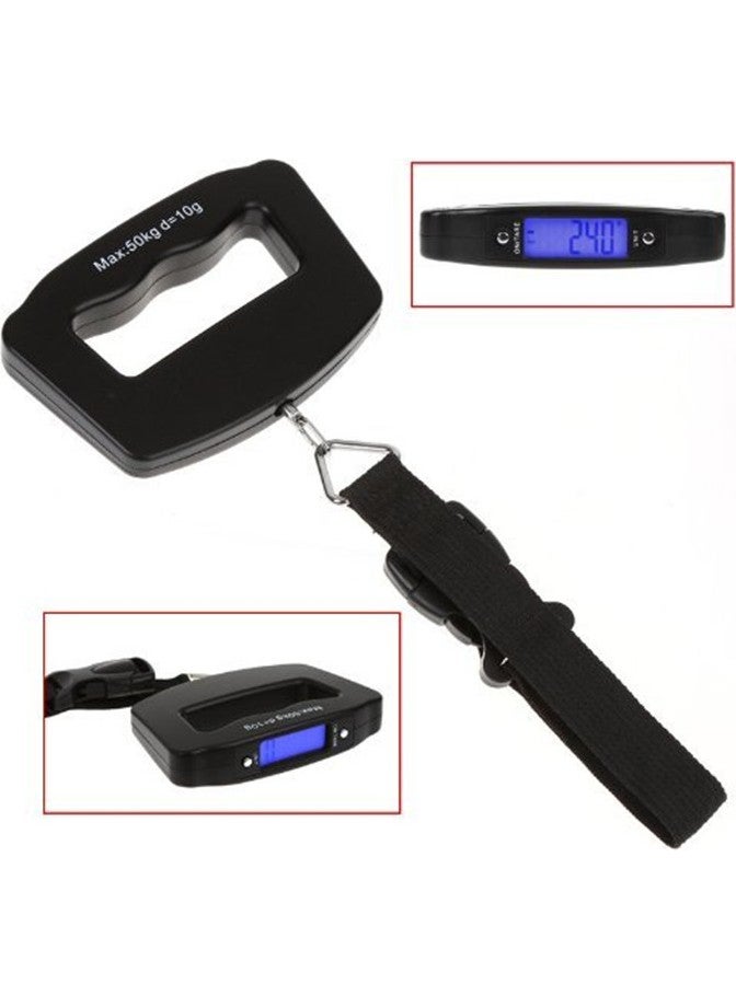 Techmaster 50 kg Illuminated Hand Scale Suitcase Sacrifice Hand Scale + 2 Batteries A09  - Image 3